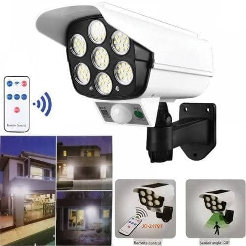 SOLAR POWERED  WATER-PROOF MOTION INDUCTION LED OUTDOOR LED SPOT LIGHT