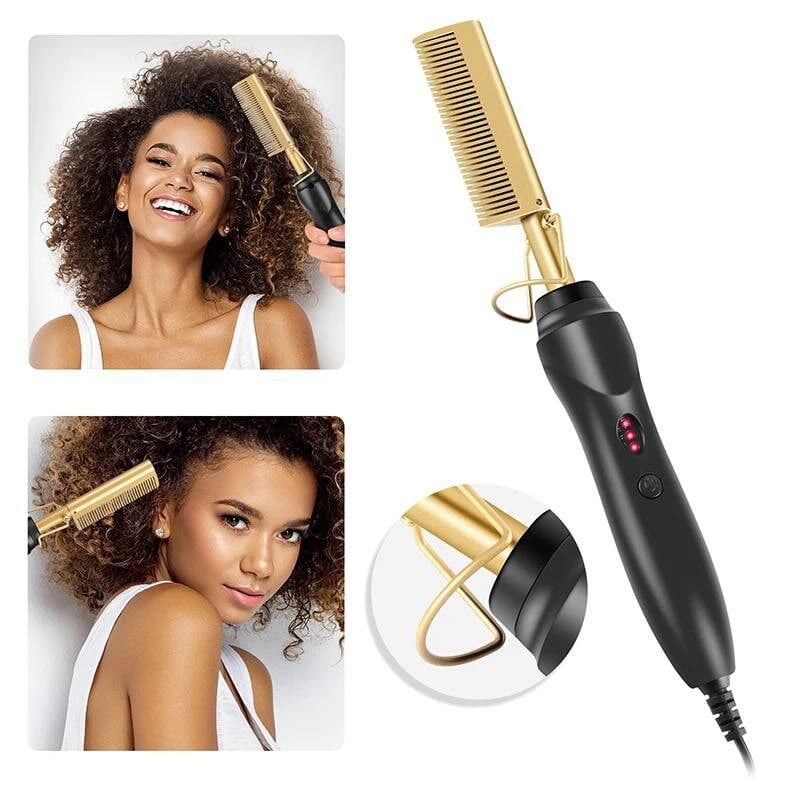 HOT COMB HAIR STRAIGHTENER