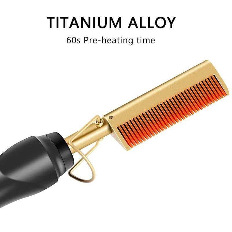 HOT COMB HAIR STRAIGHTENER