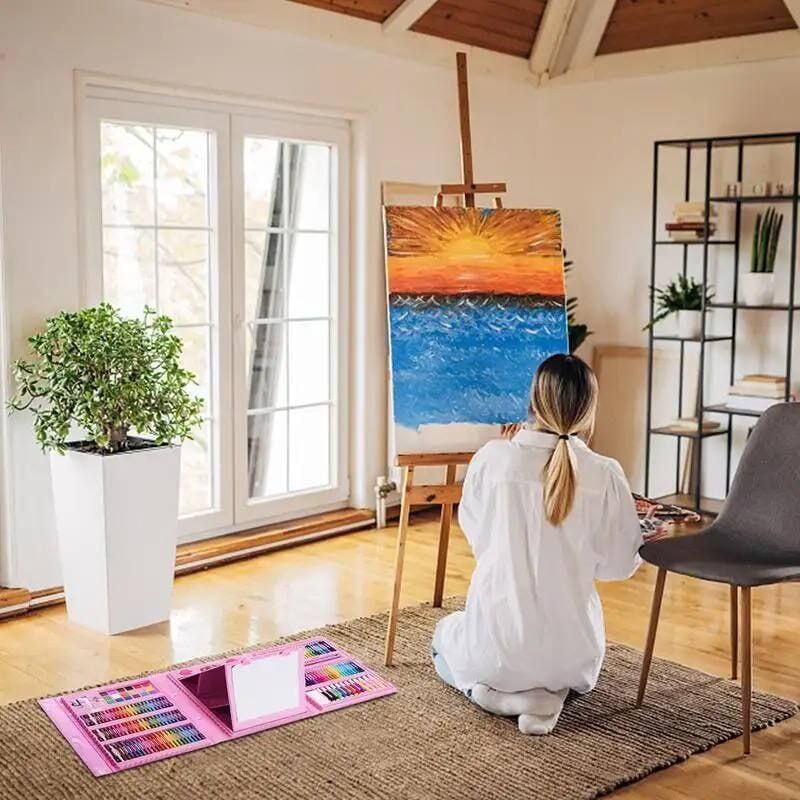 CREATIVE PAINTING ART SET FOR KIDS 208 PIECES
