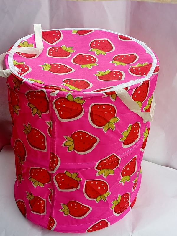 FLORAL COLLAPSIBLE LAUNDRY BAG CLOTHES STORAGE BAG