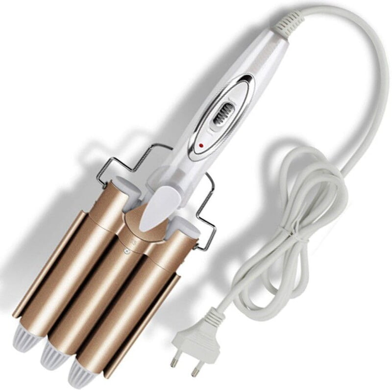 PREMIUM CERAMIC ELECTRIC 3 BARRELS HAIR CURLER