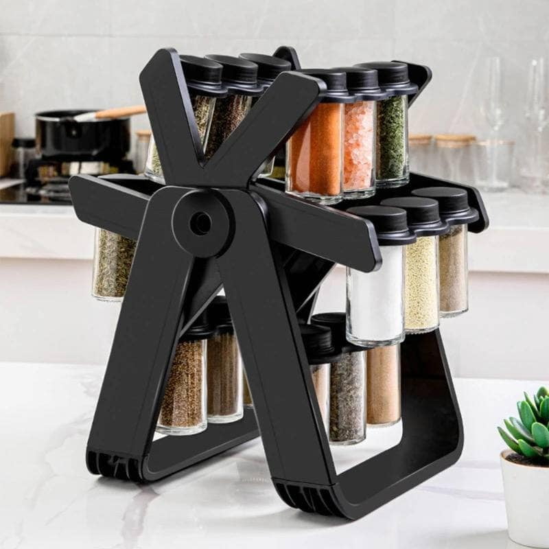 ROTATING SPICE RACK 18JARS  REVOLVING SPICE RACK