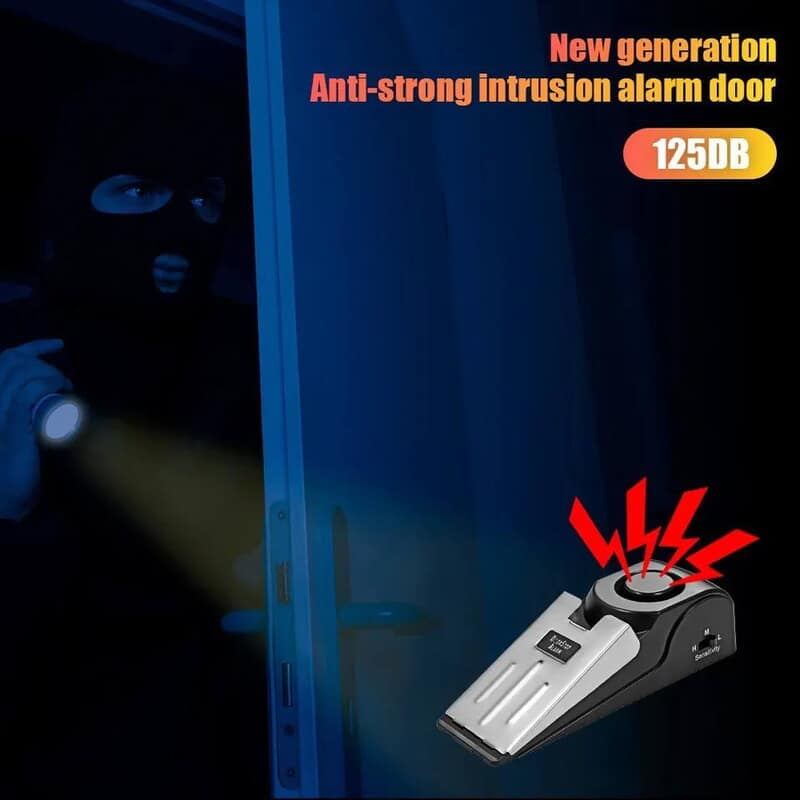 WIRELESS DOOR STOPPER ALARM SYSTEM