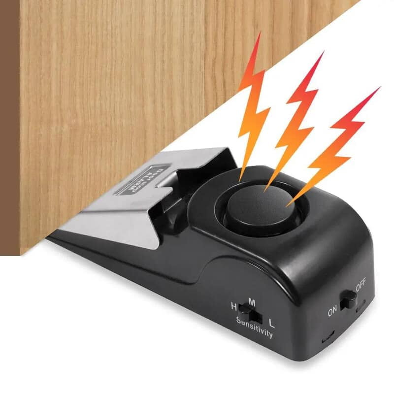 WIRELESS DOOR STOPPER ALARM SYSTEM
