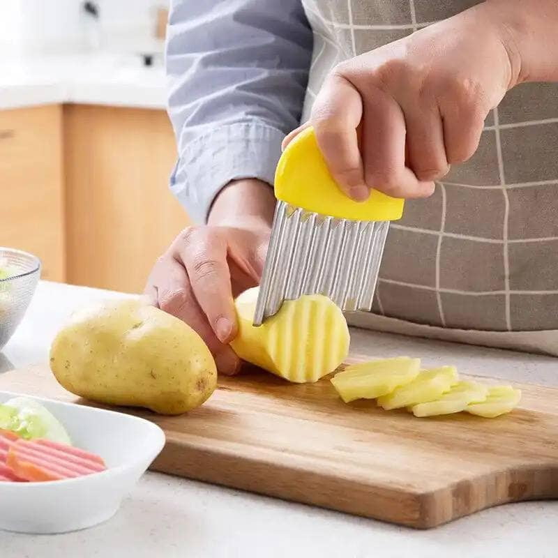 WAVY ONION POTATO SLICE CRINKLE
