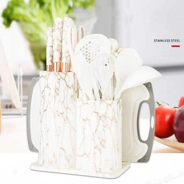 25 PIECES HEAT RESISTANT COOKING SPOONS UNTENSILS COOKWARE