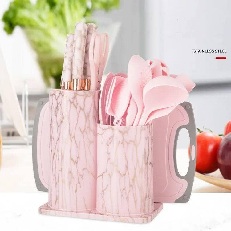 25 PIECES HEAT RESISTANT COOKING SPOONS UNTENSILS COOKWARE