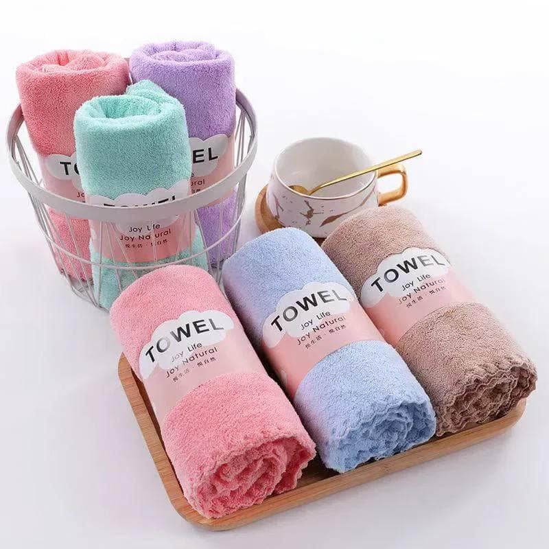 HIGH DENSITY CORAL FLEECE TOWEL 5 PIECES GIFT PACK