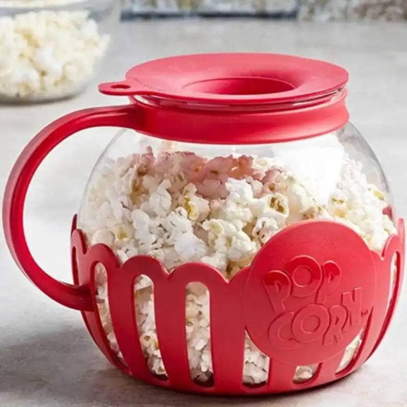 Microwave Popcorn Popper Glass pop corn maker