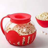 Microwave Popcorn Popper Glass pop corn maker