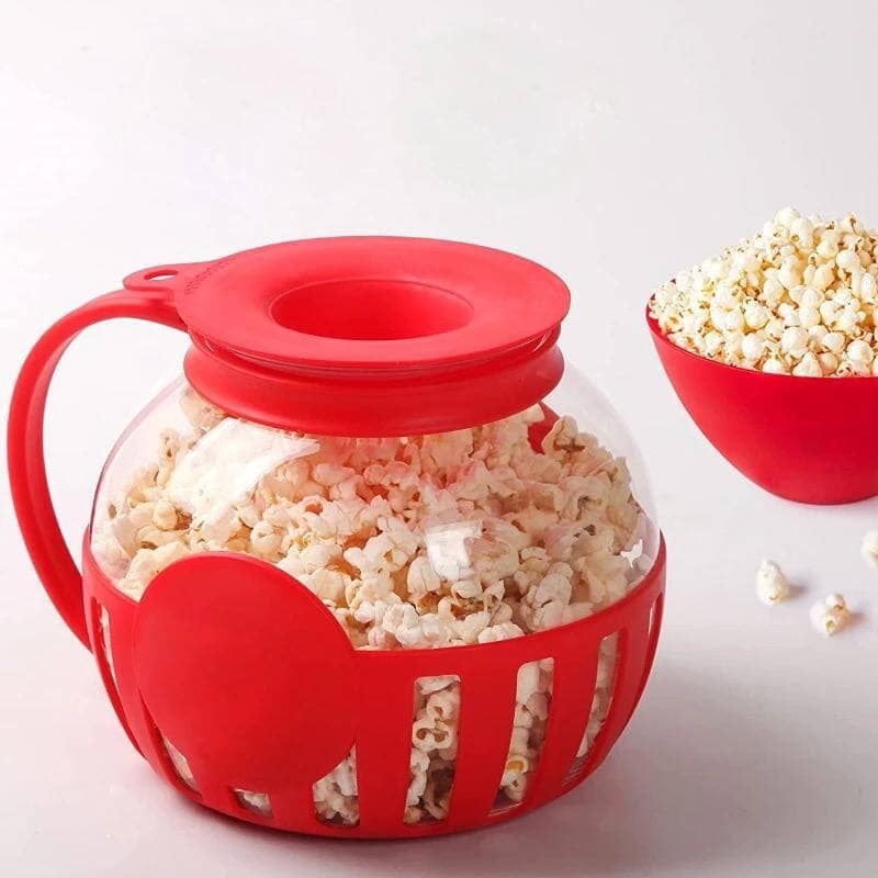 Microwave Popcorn Popper Glass pop corn maker