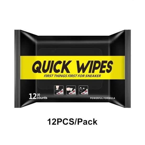 WET SHOE WIPESBY 12 PIECES