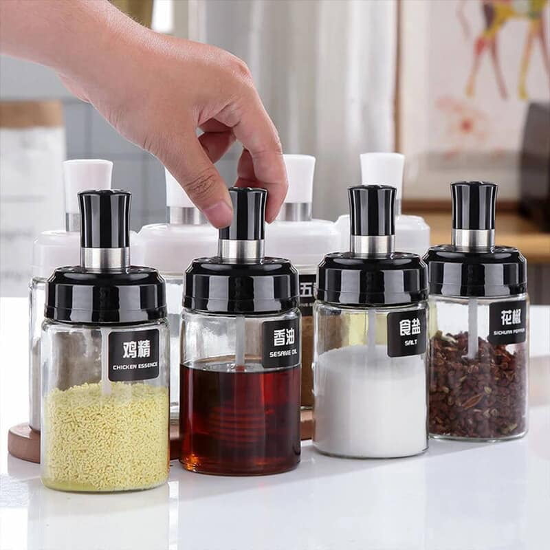 STORAGE BOTTLE FOR SPICES SUGAR SALT