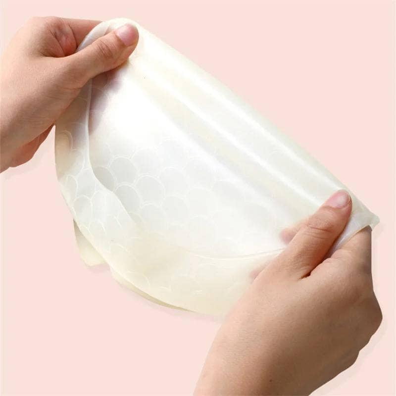 ADJUSTABLE SILICONE INFANT BIBS WATERPROOF BABY BIB