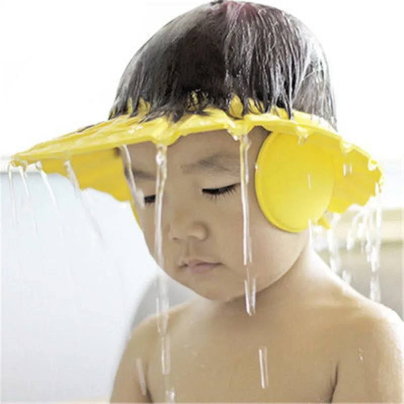 Adjustable Baby Eye Protector Swim / Bath  Cap