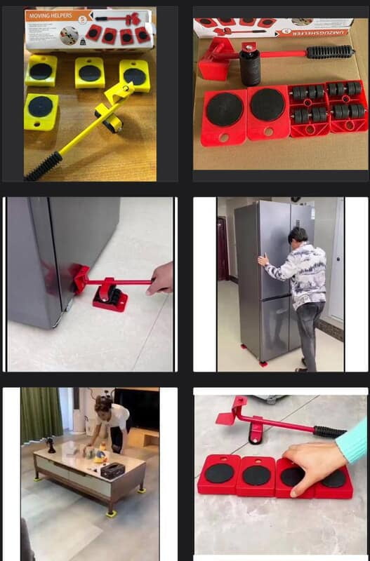5PIECES MOVING TOOL FURNITURE MOVER