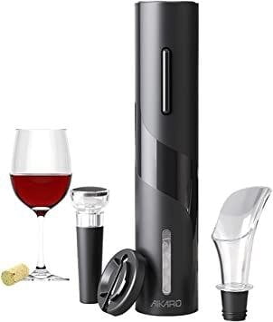 WINE OPENER WITH ACCESSORIES - BATTERY OPERATED