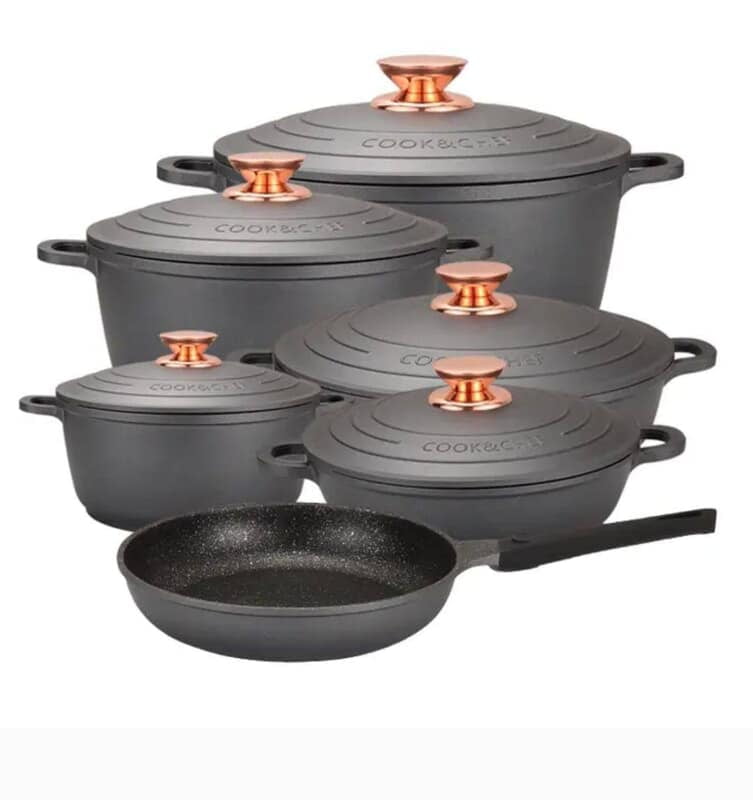 LUXURY SET OF 5 POTS 1 FRYPAN