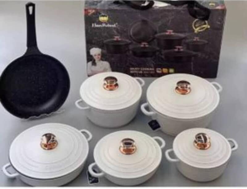 LUXURY SET OF 5 POTS 1 FRYPAN