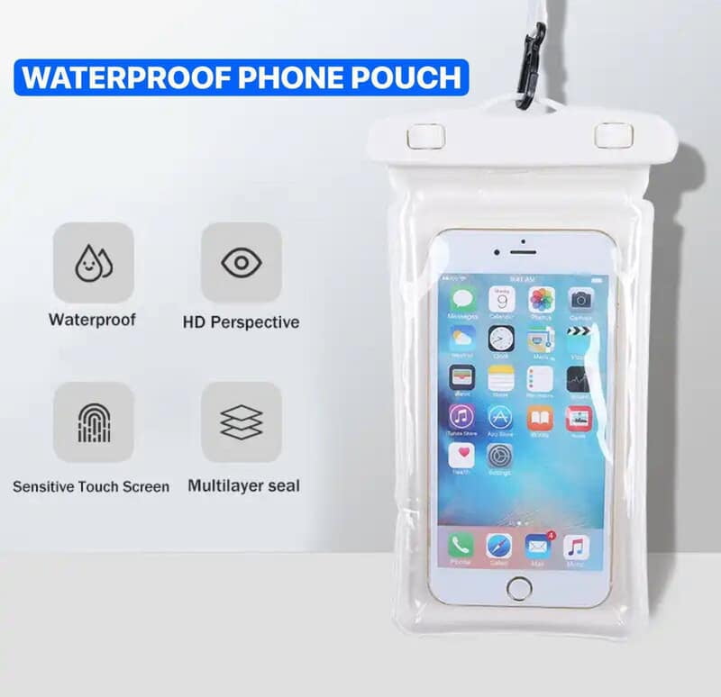 SILICON WATER PROOF PHONE POUCH