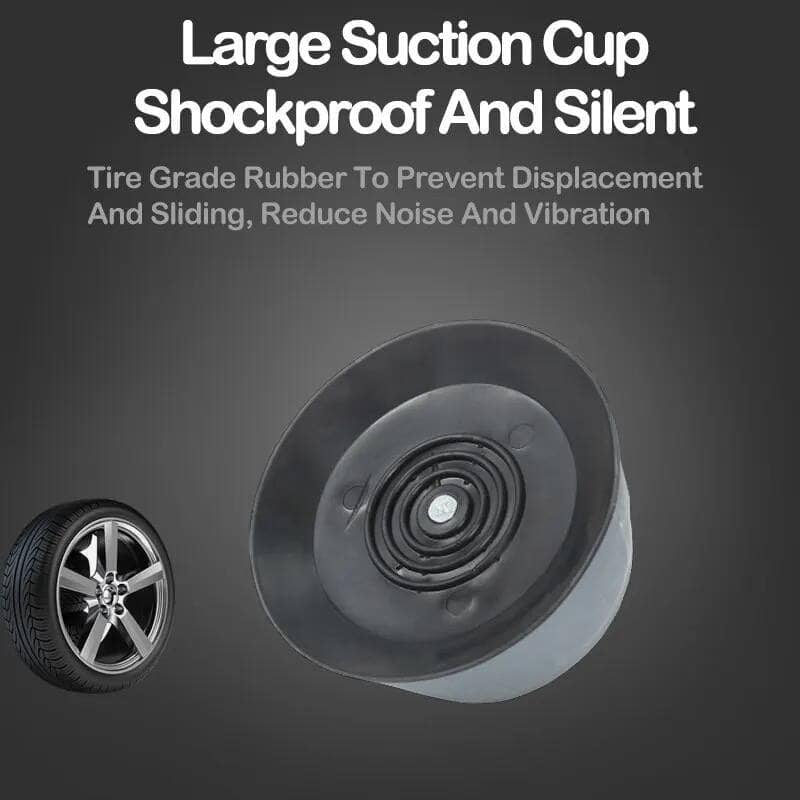 ANTI VIBRATION SILENT FEET PADS FRIDGE WASHING MACHINE STAND 4 PIECES