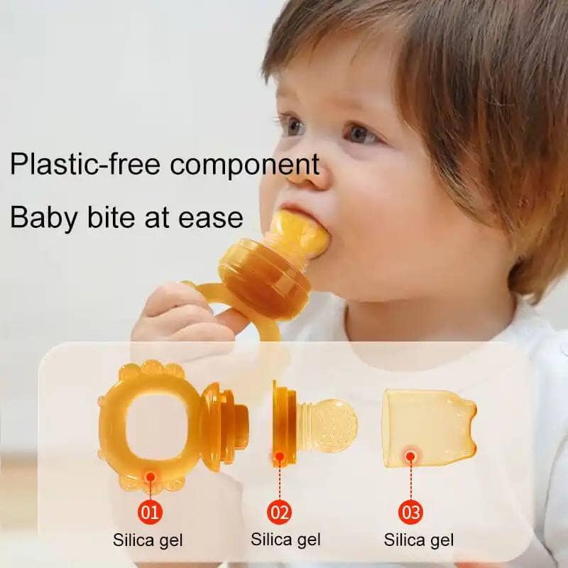 BABY FOOD GRADE SILICONE BITE  FRUIT FOOD VEGETABLE  TEETHER PACIFIER