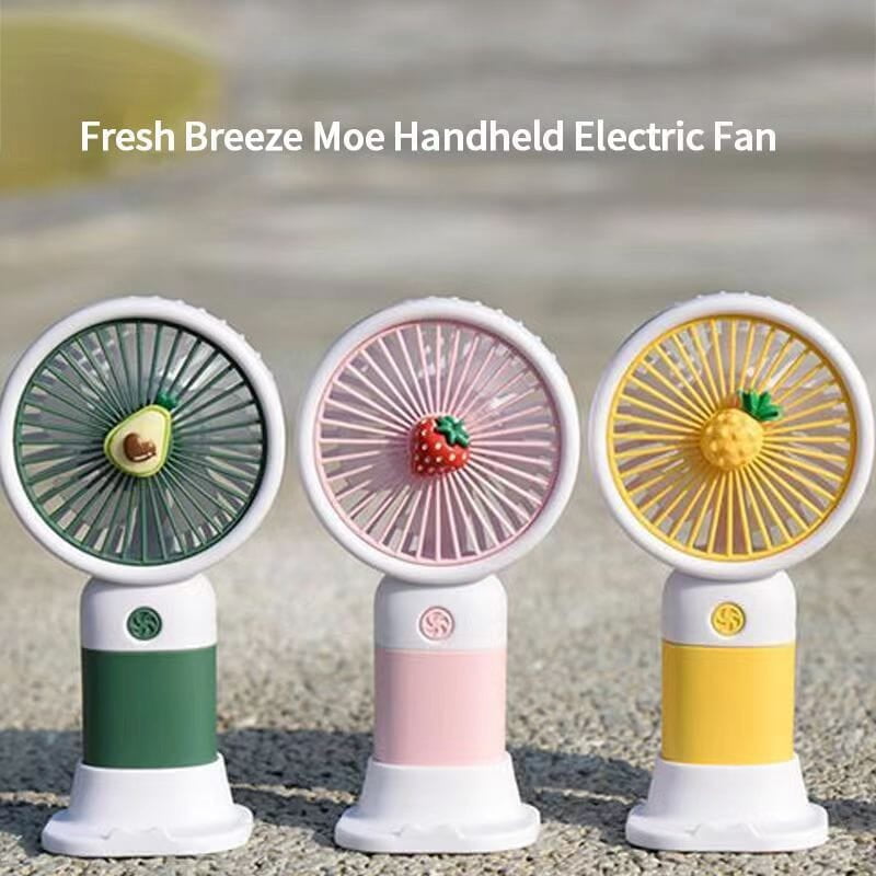 FRESH BREEZE RECHARGEABLE HANDHELD DESKTOP FAN