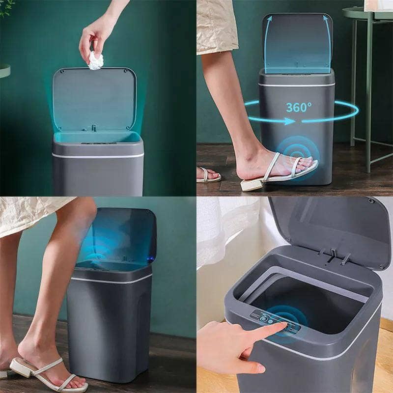 AUTOMATIC INTELLIGENT DUST BIN TRASH CAN SENSOR DUST BIN