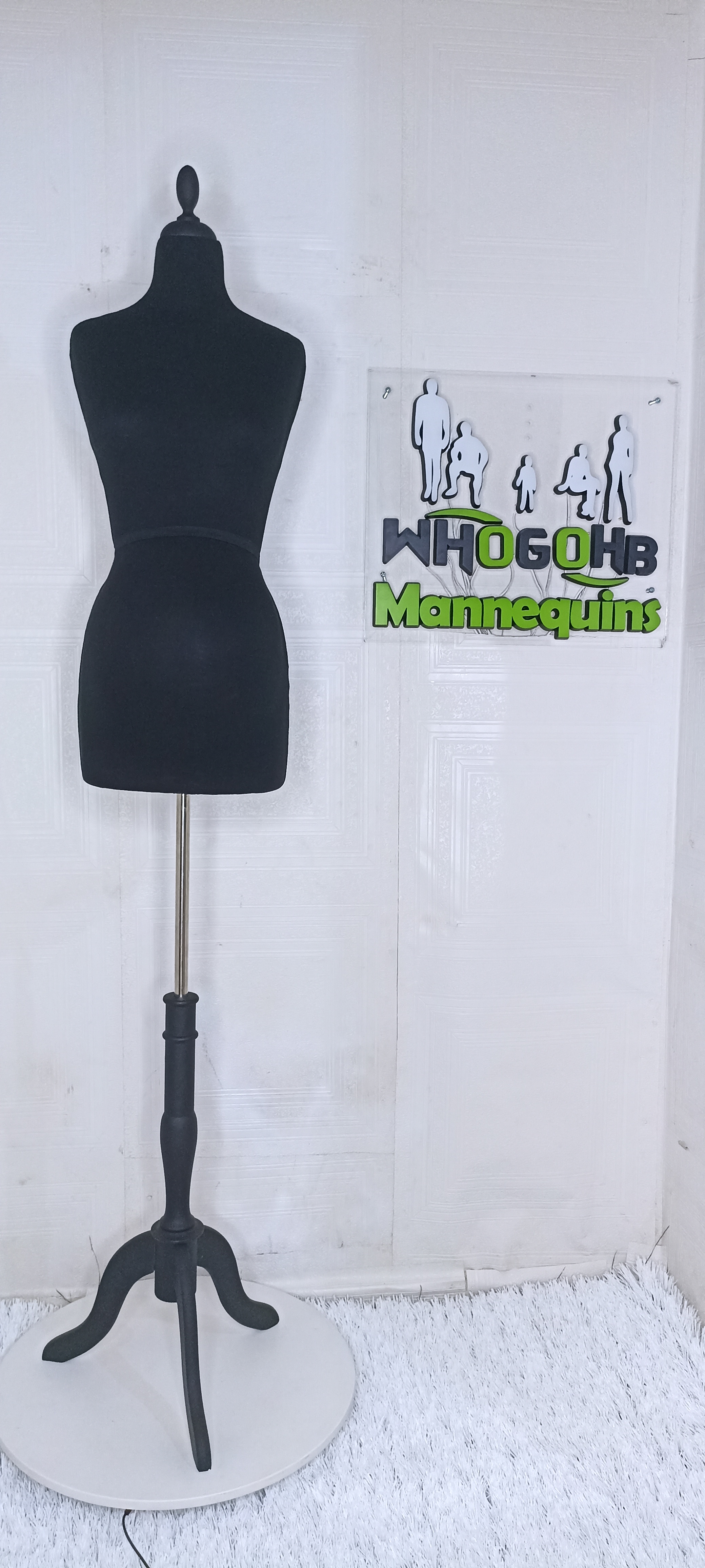 Pregnant Half Body Female Dressform Mannequin
