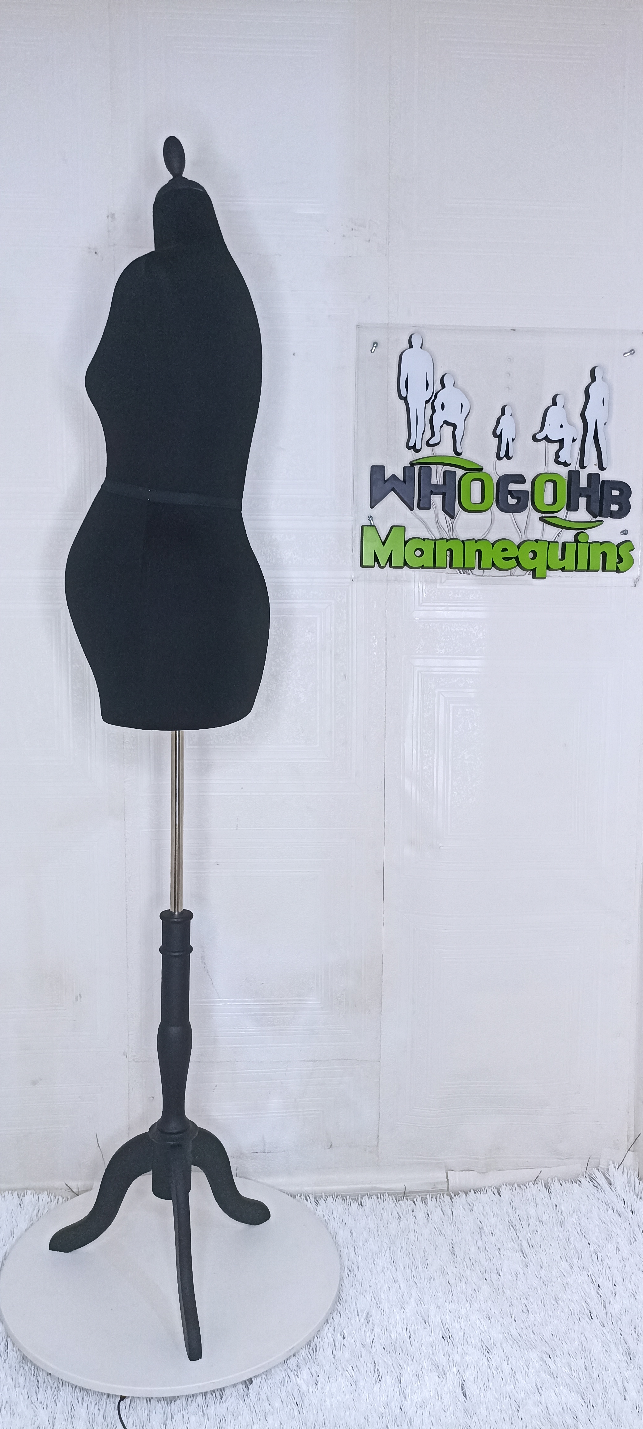 Pregnant Half Body Female Dressform Mannequin