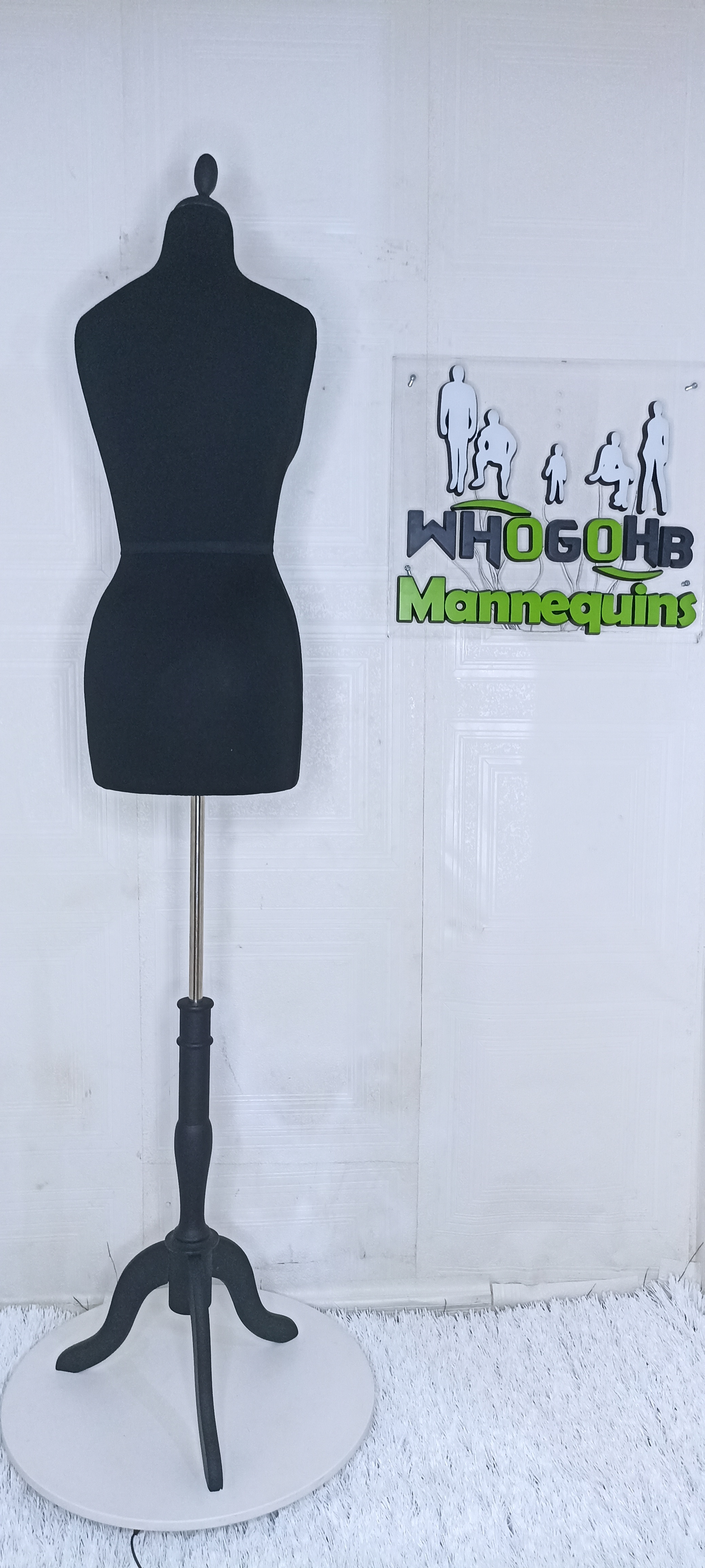 Pregnant Half Body Female Dressform Mannequin