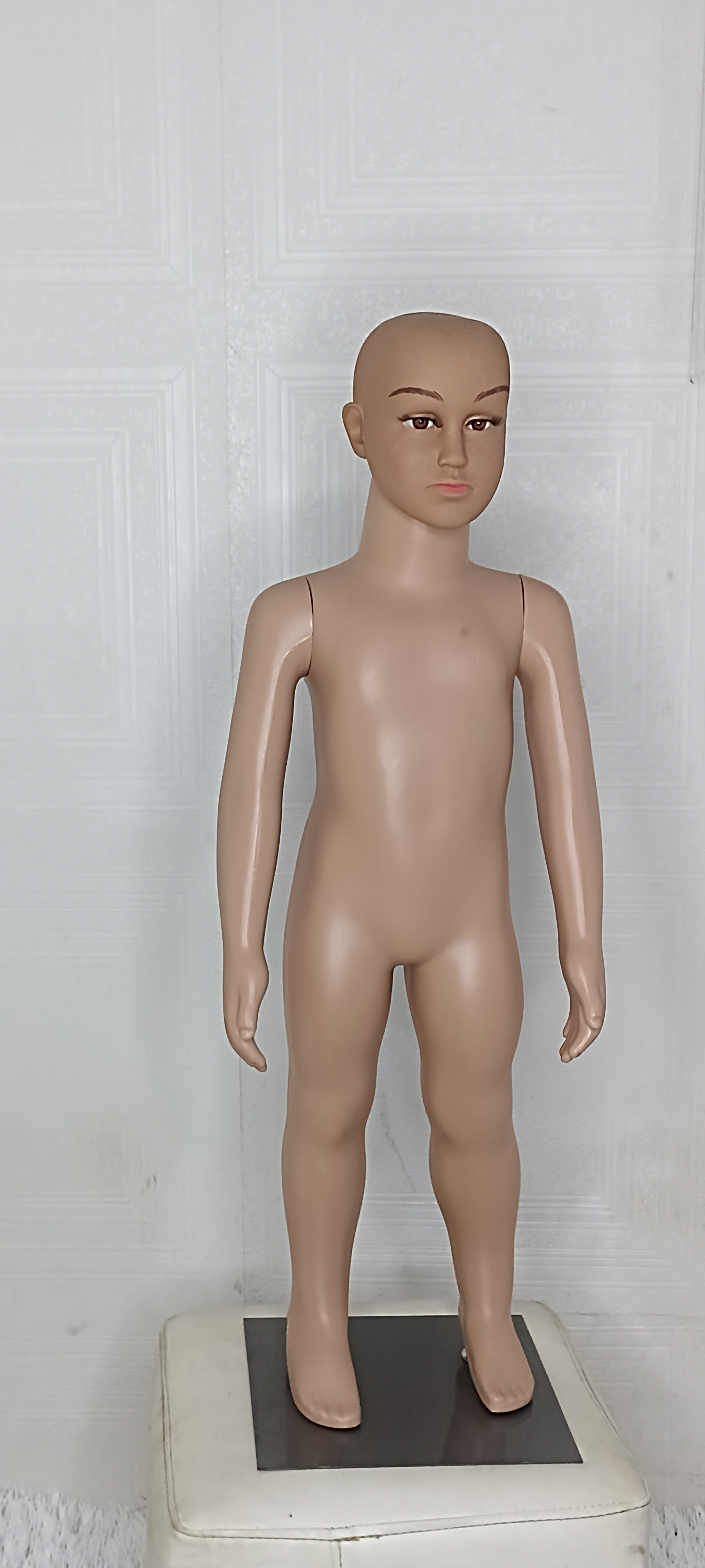 Unisex Brown Skin Plastic Full Body Kids Children Mannequin