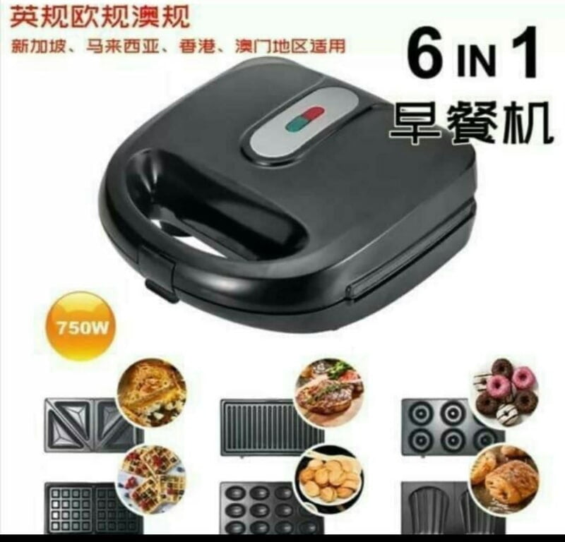 SOKANY 6IN1 SANDWICH MAKER SOKANY BREAD TOASTER