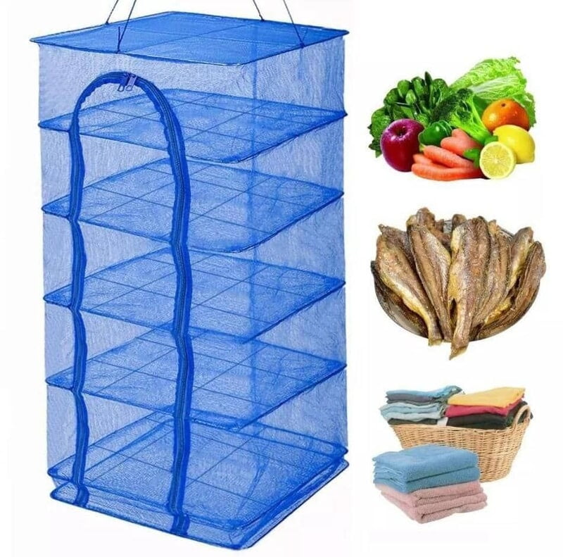 5 layers drying net  - prevents contamination of food  by insects