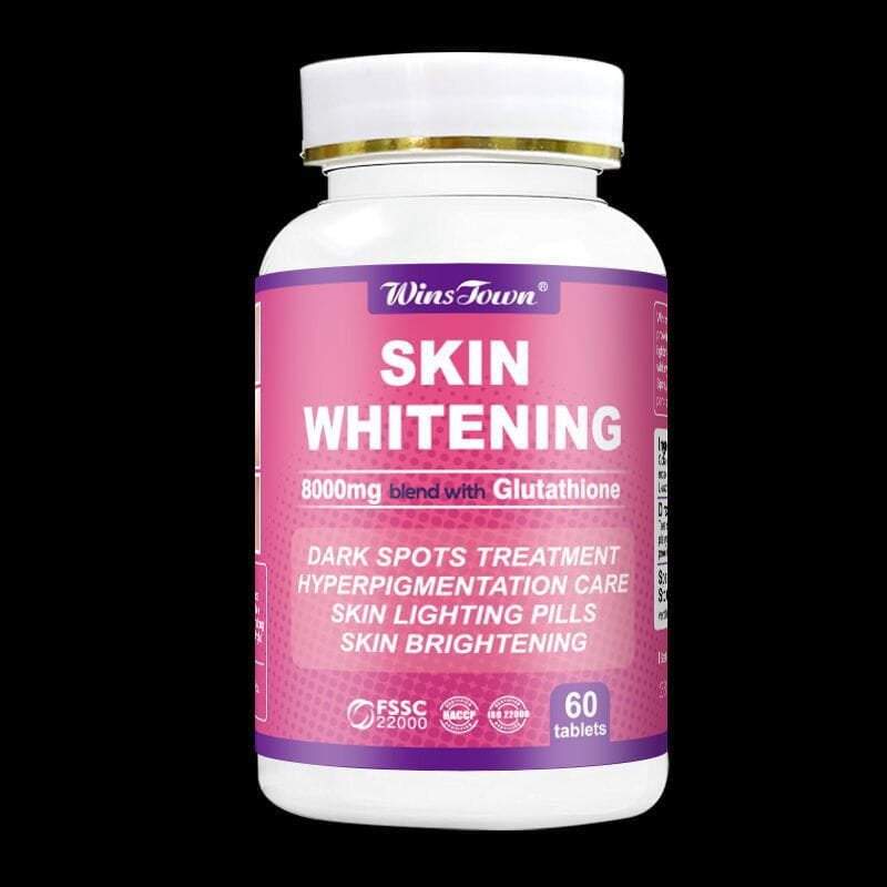 SKIN WHITENING ANTI AGING  DARK SPOT REMOVER TABLETS  GLUTATHIONE. COLLAGEN & BIOTIN - 60 TABLETS