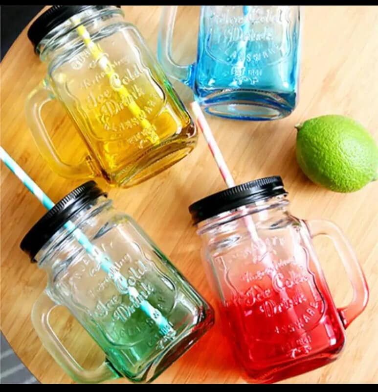 CREATIVE COLOURED GLASS CUP