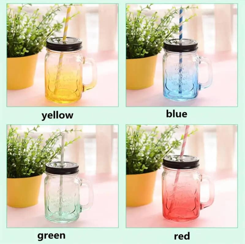 CREATIVE COLOURED GLASS CUP