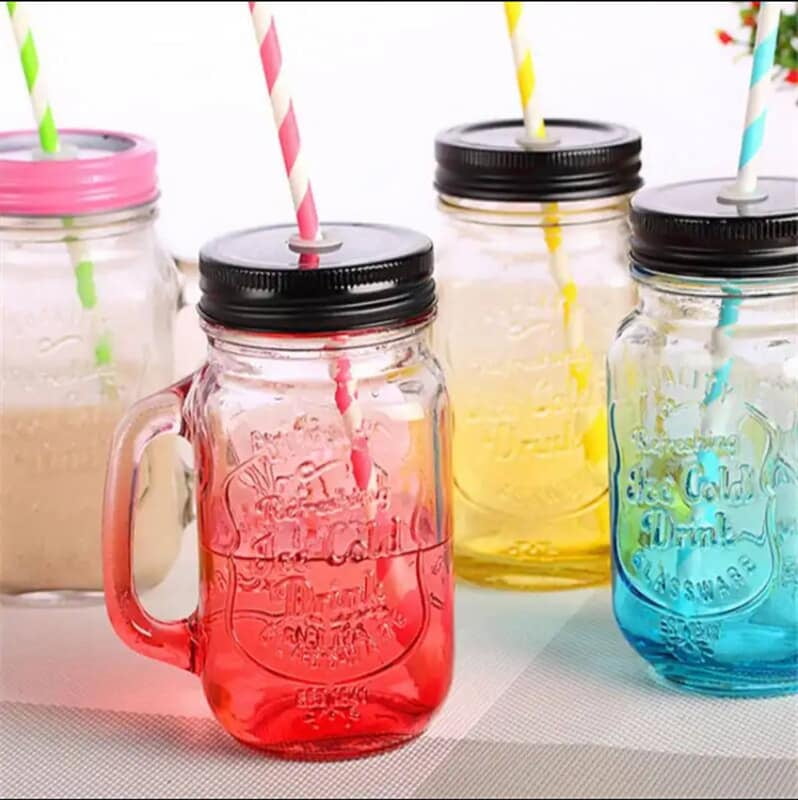 CREATIVE COLOURED GLASS CUP