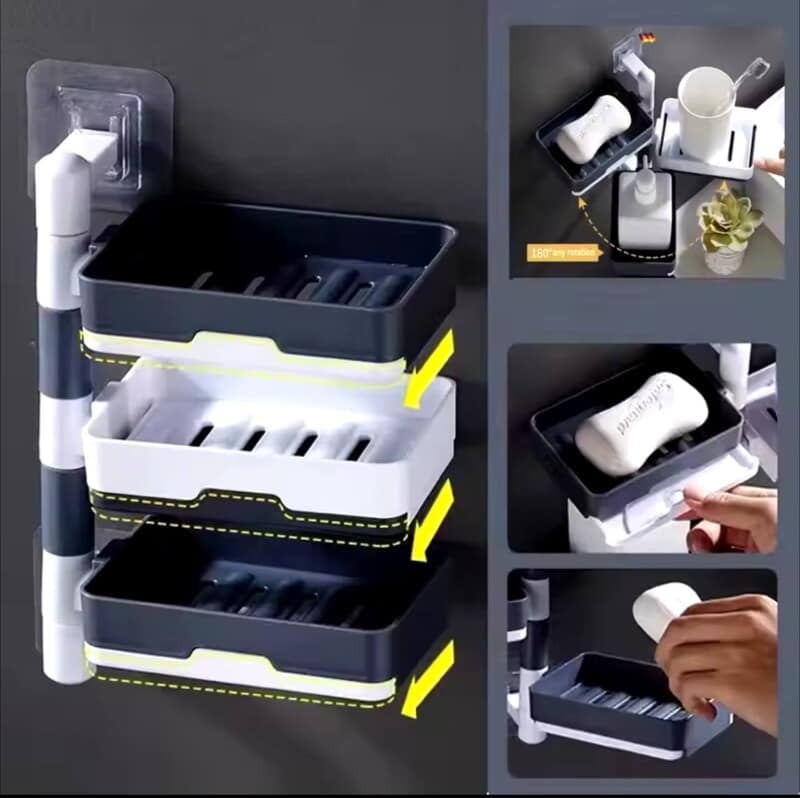 3 LAYERS SOAP RACK