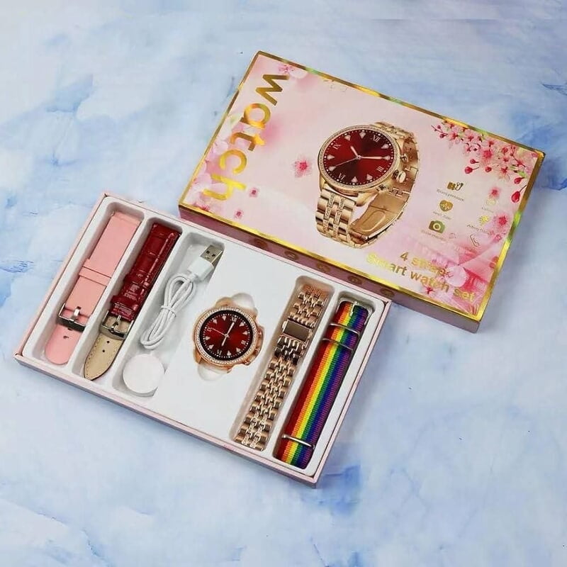 GEN9  SMART WATCH WITH 4 STRAPS