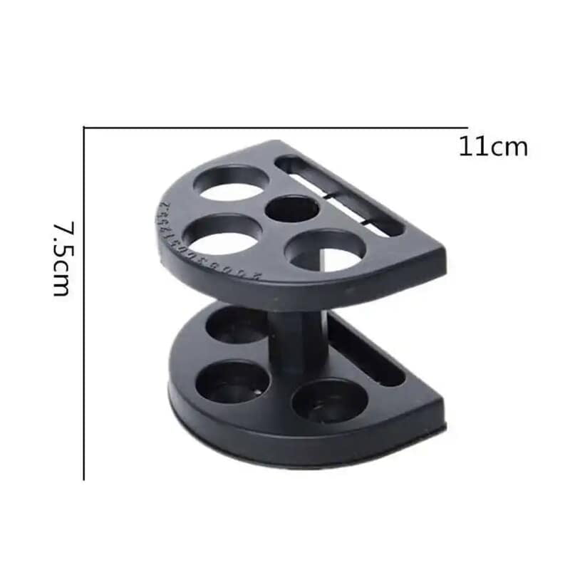 HAIR STYLING COMB AND BRUSH SET - 1 MIRROR. 2 BRUSHES, 1 COMB & 1 ORGANIZER