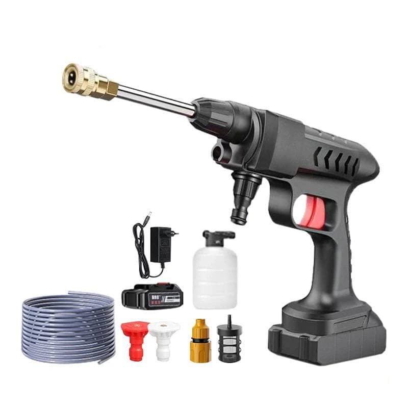 CORDLESS HIGH PRESSURE GUN FOR CAR WASHING AND GARDEN WATERING WITHOUT BOX