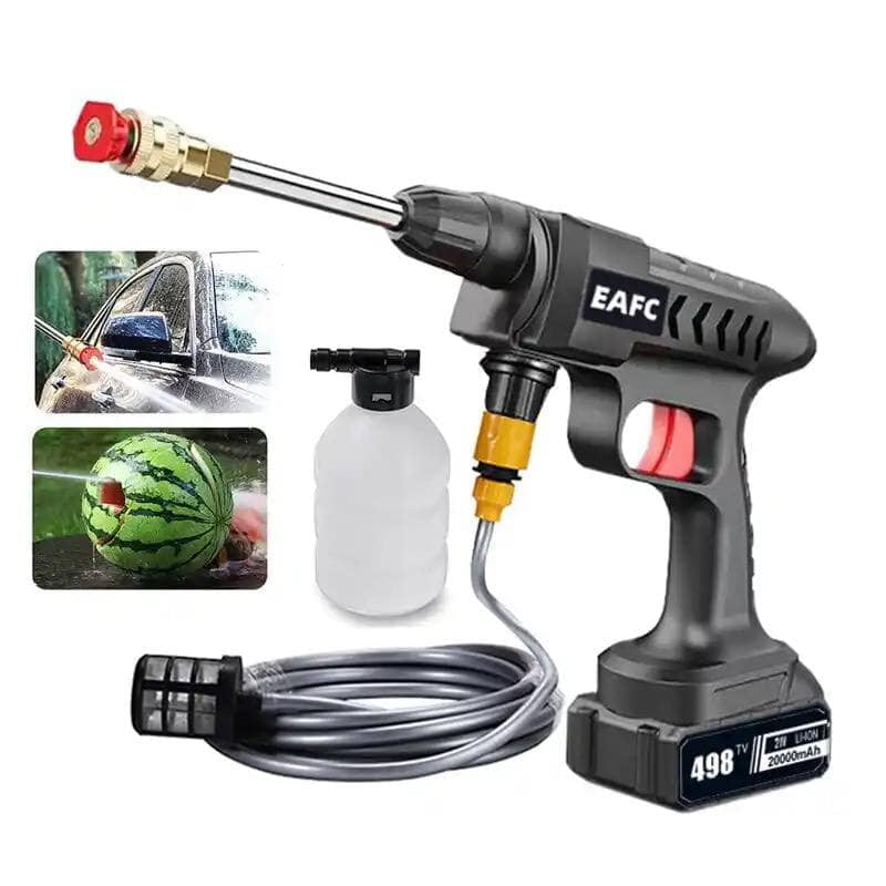 CORDLESS HIGH PRESSURE GUN FOR CAR WASHING AND GARDEN WATERING WITHOUT BOX