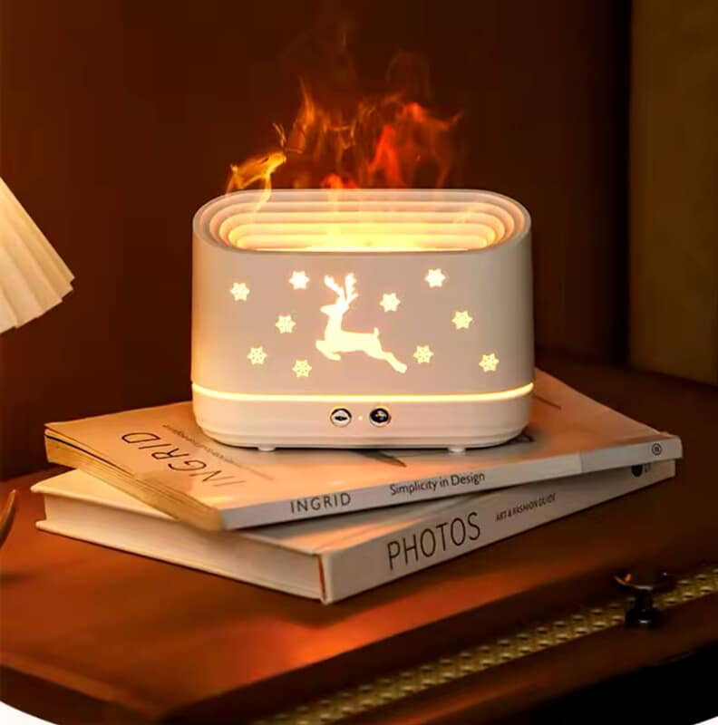 CoNOISELESS SIMULATION FLAME MIST HUMIDIFIER USB DIFFUSER