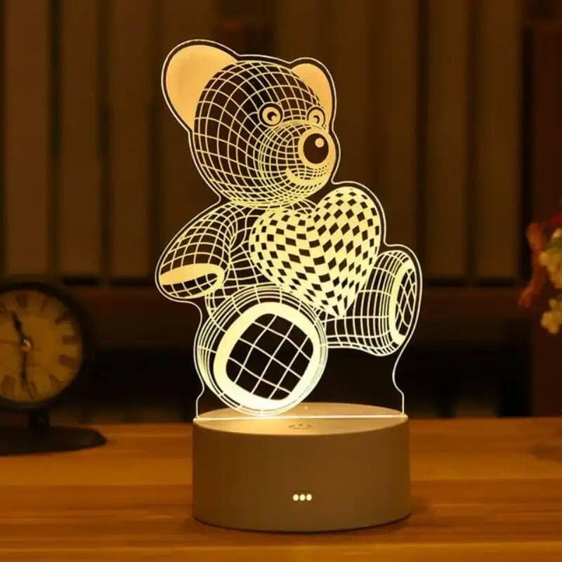ROMANTIC LOVE 3D ACRYLICLED LAMP GIFT ITEM