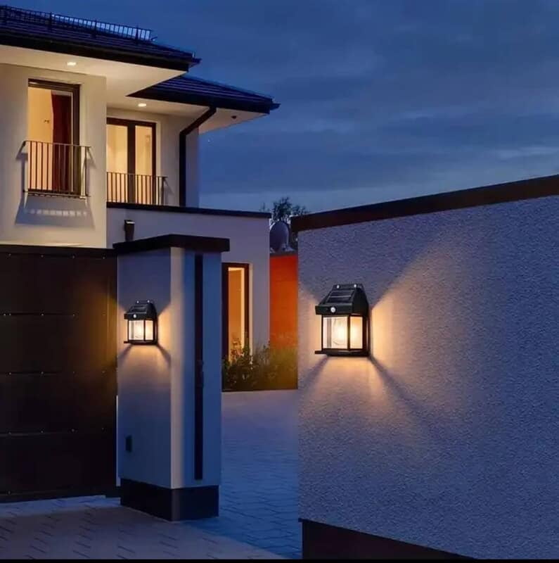 Outdoor Solar Lamp - One Bulb