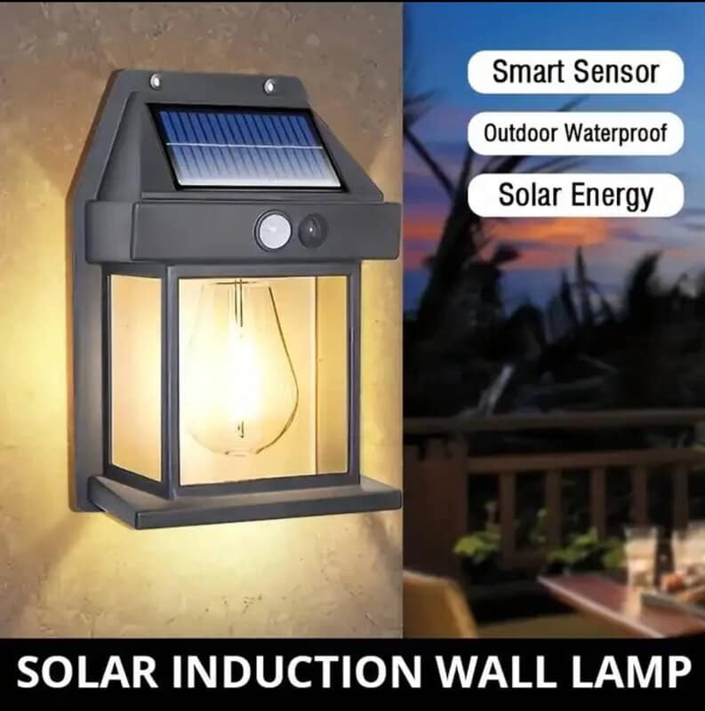 Outdoor Solar Lamp - One Bulb