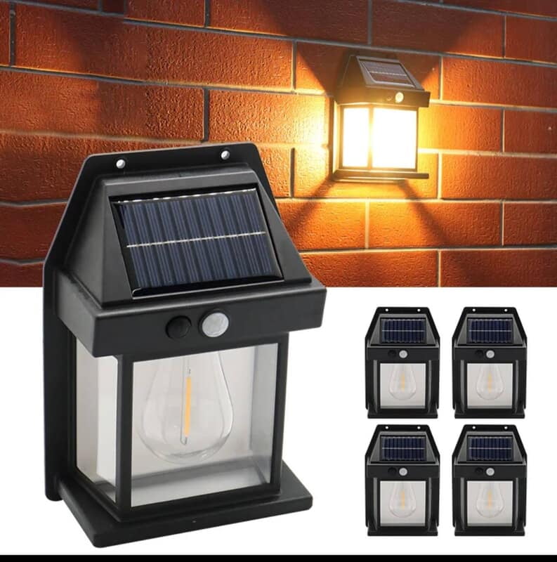 Outdoor Solar Lamp - One Bulb