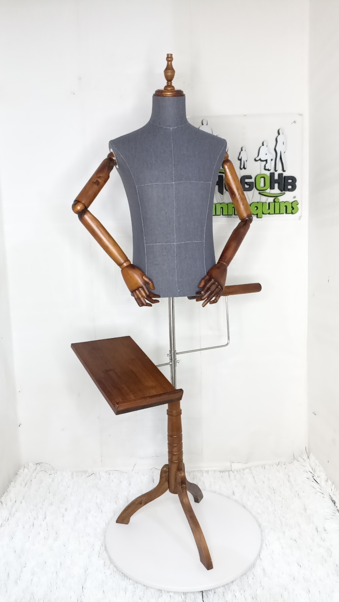 The Harry Half Male Body Form Mannequin